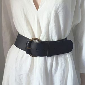 Wide Leather Belt